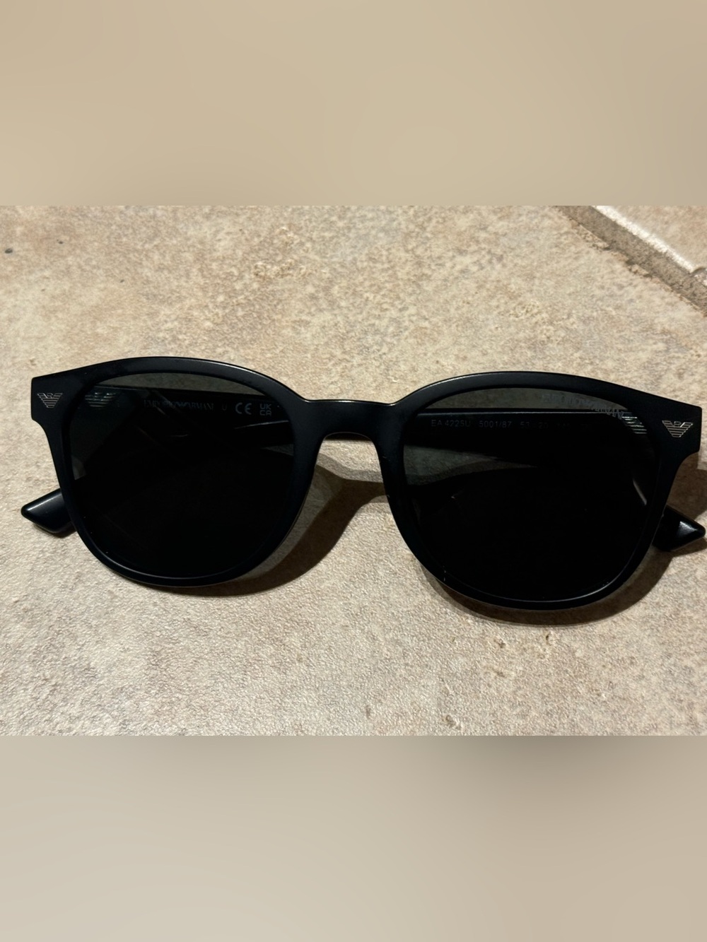 Emporio Armani mens Ea4225u Universal Fit Round Sunglasses
